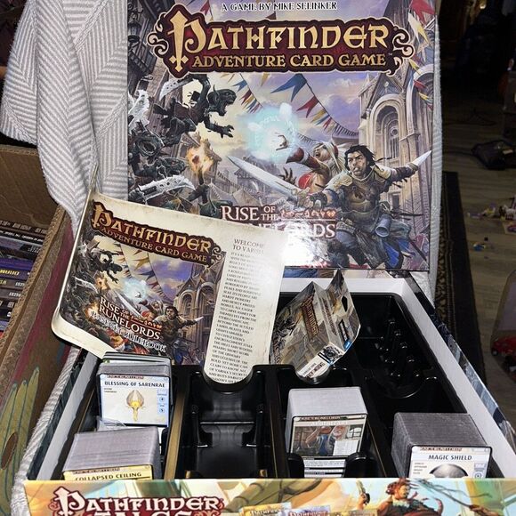 Pathfinder‎ Adventure Card Game Rise of the Runelords with Burnt Offerings Deck - Picture 1 of 7
